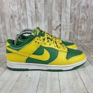 Nike Dunk Low Yellow Green Men's Sneakers Shoes Size 8‎
